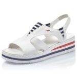 Rieker W V02Y5 wedge sandals white – Obrázok 14