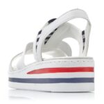 Rieker W V02Y5 wedge sandals white – Obrázok 16