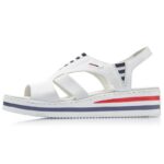 Rieker W V02Y5 wedge sandals white – Obrázok 18