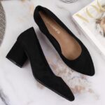 Sergio Leone W SK358A black high heel pumps – Obrázok 5