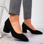 Sergio Leone W SK358A black high heel pumps – Obrázok 8