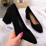 Sergio Leone W SK358A black high heel pumps – Obrázok 9