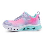 Skechers S Lights Flutter Heart Lights Jr 302315-LVMT shoes – Obrázok 5