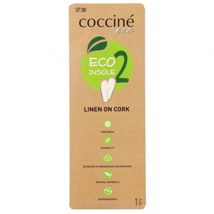 Coccine Eco linen on cork shoe inserts