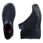 Comfortable, insulated ankle boots with zippers Rieker W RKR555 – Obrázok 12