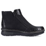 Comfortable, insulated ankle boots with zippers Rieker W RKR555 – Obrázok 25