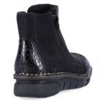 Comfortable, insulated ankle boots with zippers Rieker W RKR555 – Obrázok 26
