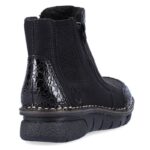 Comfortable, insulated ankle boots with zippers Rieker W RKR555 – Obrázok 10