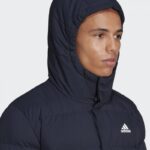Adidas Helionic Hooded Down Jacket M HG8750 – Obrázok 3