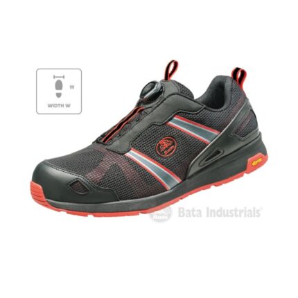 Bata Industrials Bright 041 U MLI-B51B1 Black Shoes
