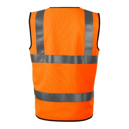 Unisex HV Bright Reflective Vest (Fluorescent Orange)