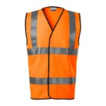 Unisex HV Bright Reflective Vest (Fluorescent Orange) – Obrázok 3