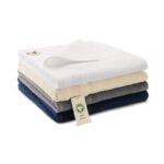 Large Unisex Organic Towel (GOTS) (White)