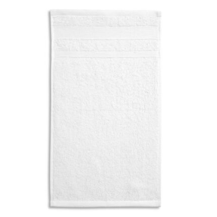 Large Unisex Organic Towel (GOTS) (White)