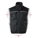 Rimeck Ranger M MLI-W5494 ebony gray vest – Obrázok 4