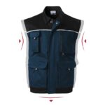 Rimeck Woody M MLI-W5202 Navy Blue Vest – Obrázok 4