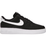 Nike Air Force 1 Low '07 Black White Pebbled Leather