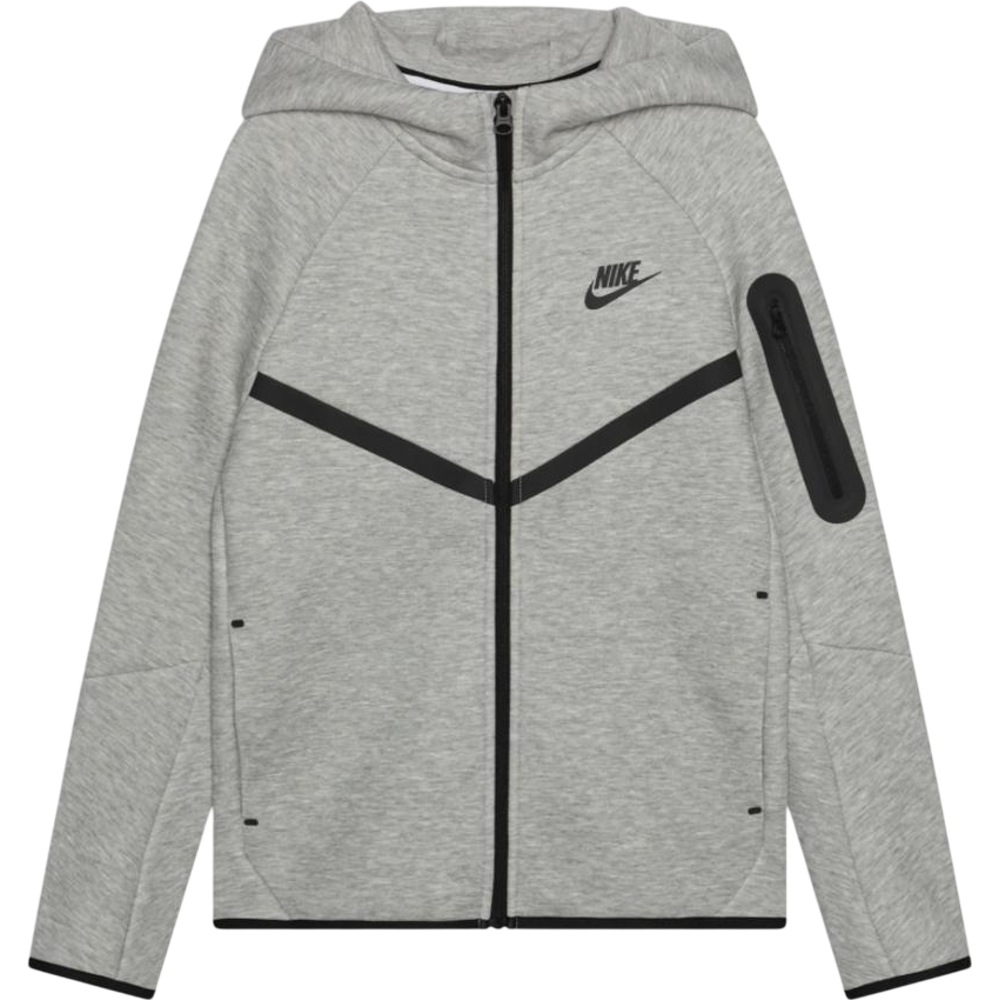 GS-cu9223-063 Nike Tech Fleece ZIP Grey Junior – Obrázok 1