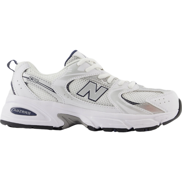 New Balance 530 White Silver Big Kids