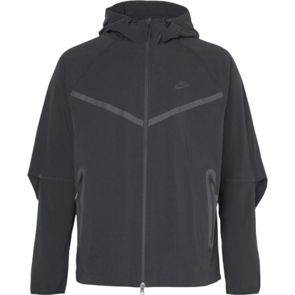 NIKE Tech Woven Windrunner Full-Zip Jacket BLACK