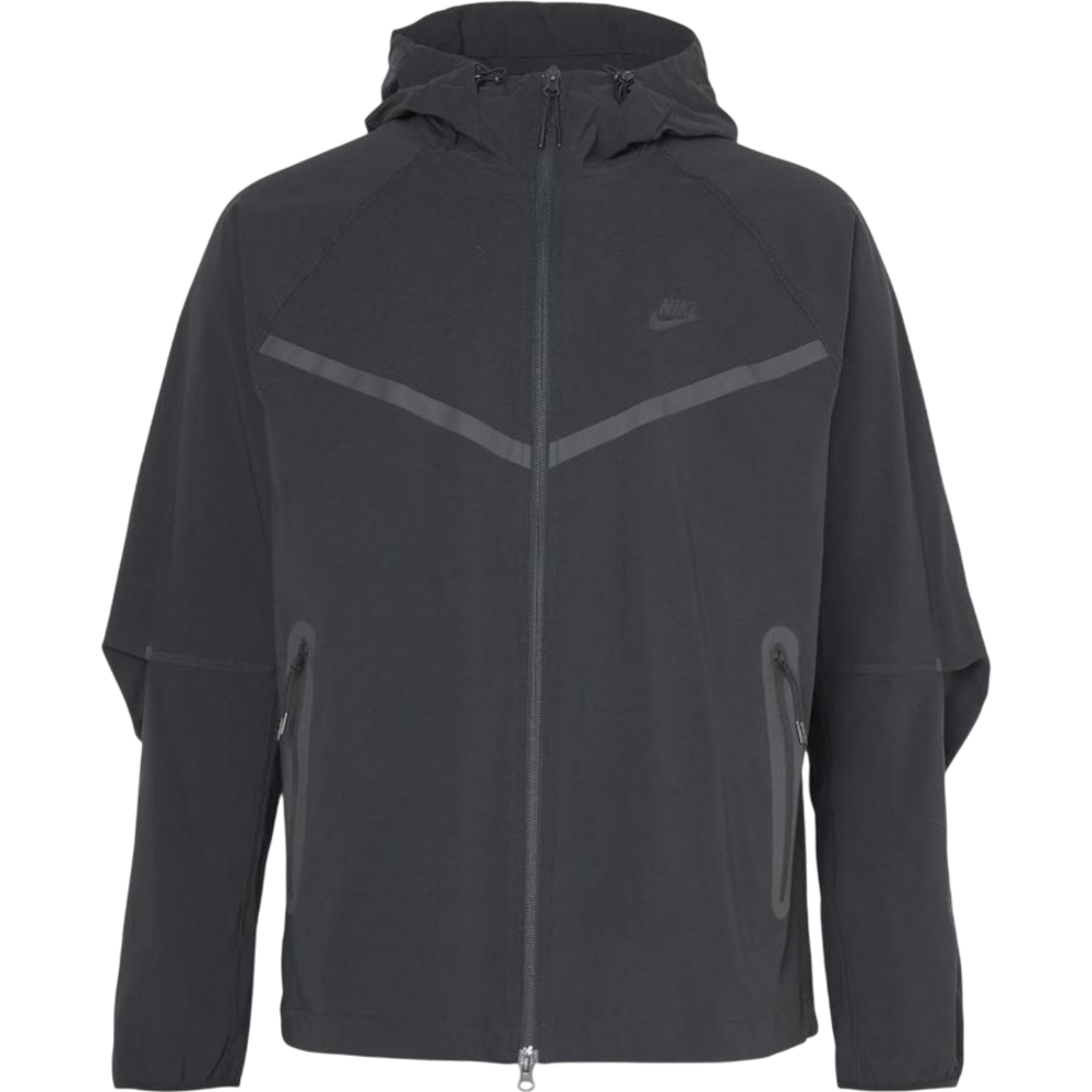 GS-hm7151-010 NIKE Tech Woven Windrunner Full-Zip Jacket BLACK – Obrázok 1