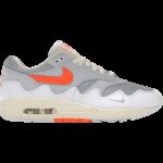 Nike Air Max 1 Patta Waves White Hyper Crimson (with bracelet)
