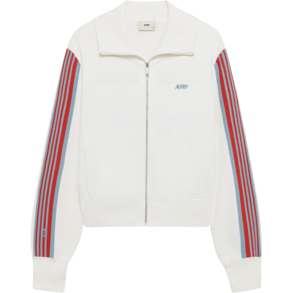 AUTRY KNITTED VISCOSE FULL ZIP JACKET WOMAN